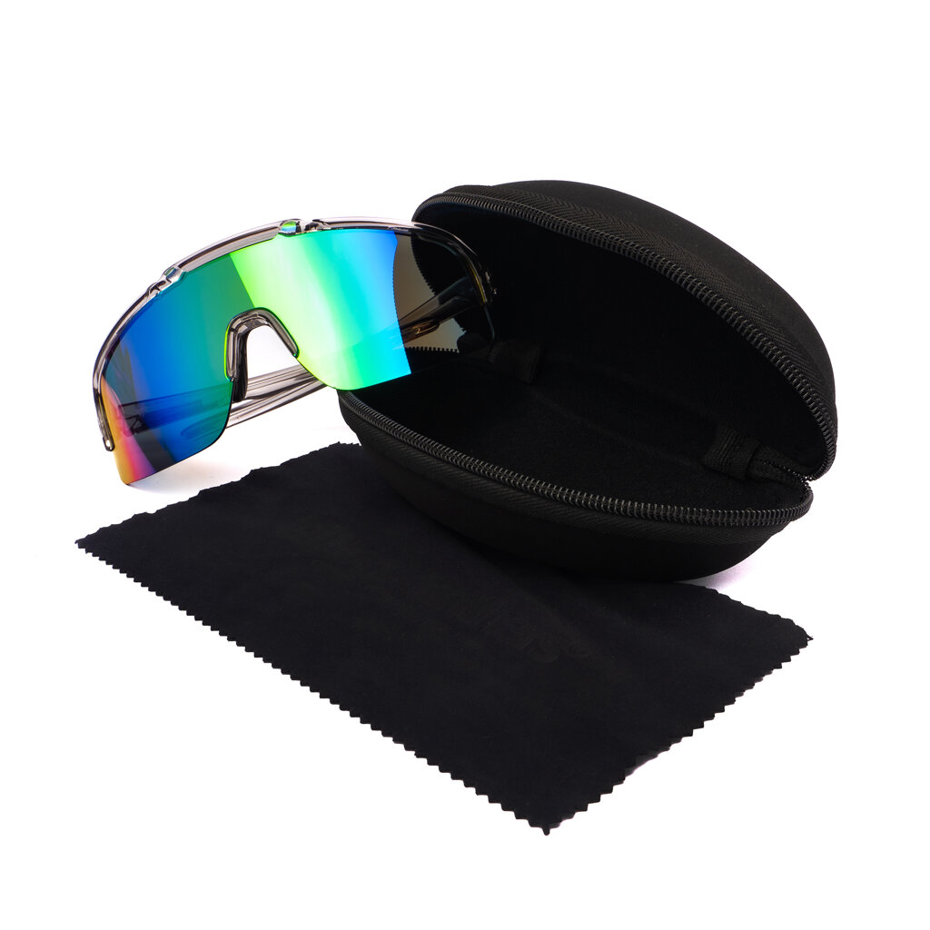 Очки Horsefeathers Recoil Transparent Gray/ Mirror Green