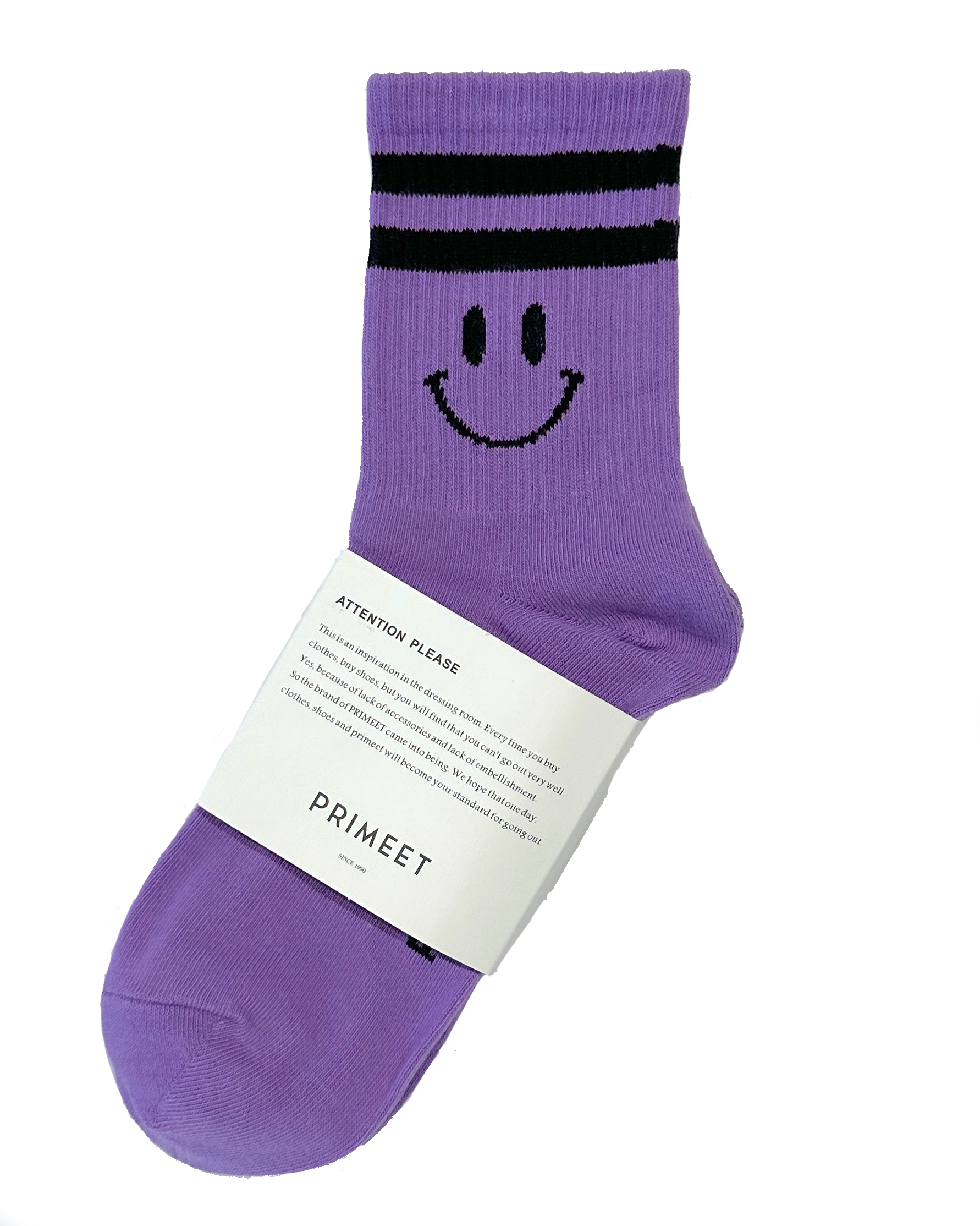 Носки Primeet Smiles High Purple