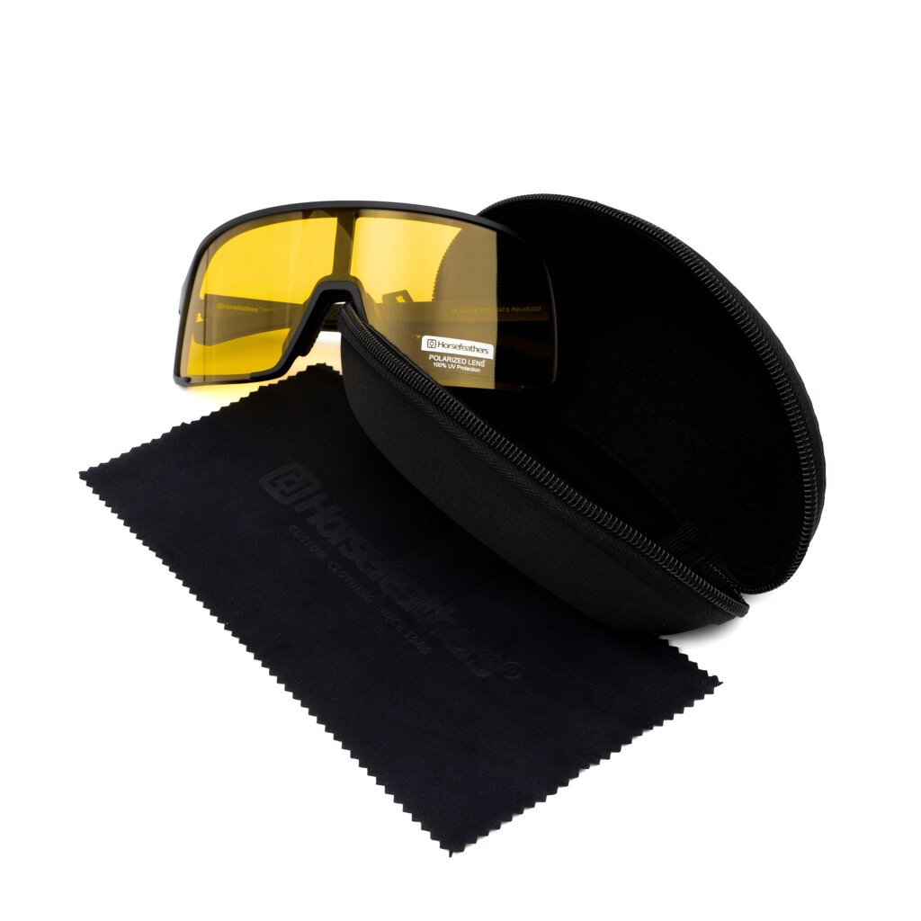 Очки Horsefeathers Magnum Photochromic Matt Black/Yellow