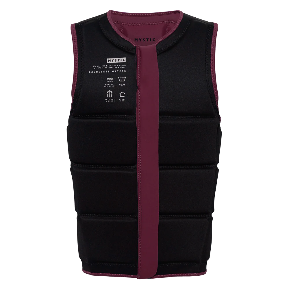 Жилет водный Mystic Star Impact Vest Fzip Wake 26 Oxblood Red