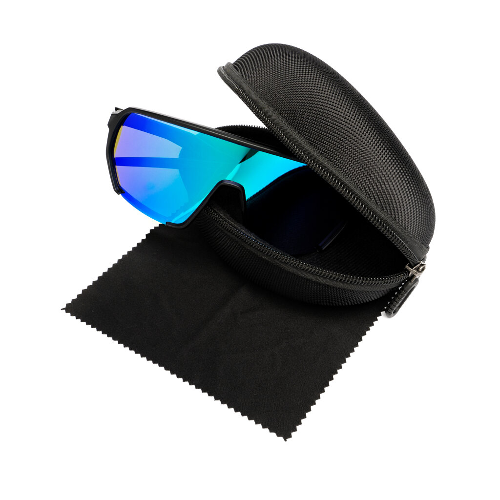 Очки Horsefeathers Archie Black/Mirror Green