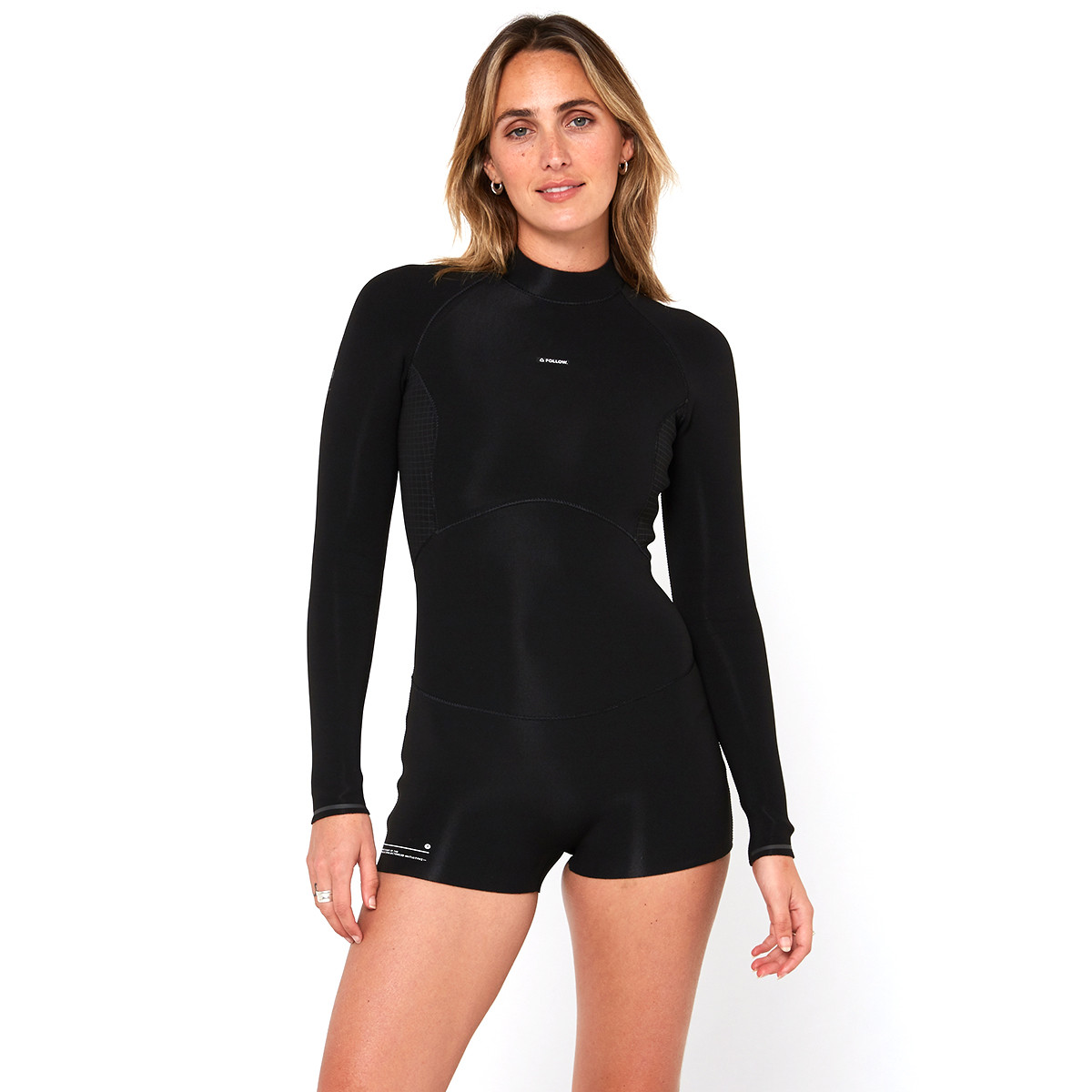 Гидрокостюм Ж Follow P1 2/2mm L/S Spring 26 Black