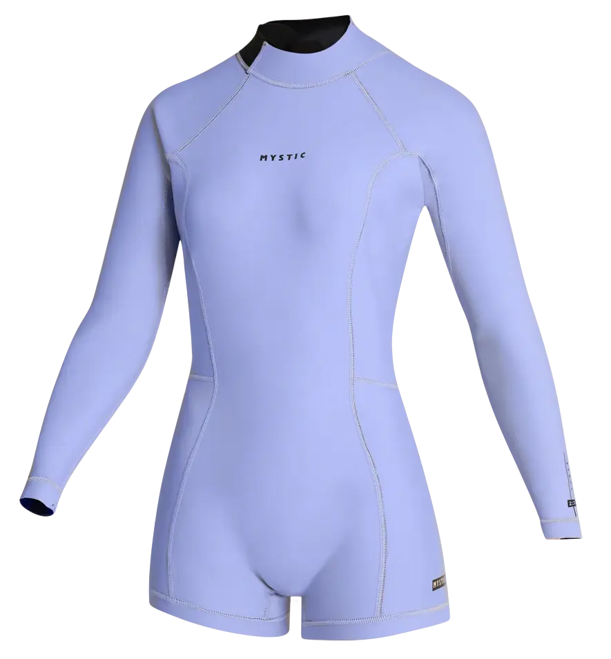 Гидрокостюм Ж Mystic Lunar Longarm Shorty 2/2mm Bzip 26 Iris Blue