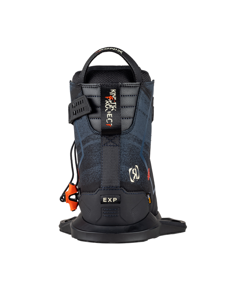 Крепления для вейкборда Ronix Kinetik Project EXP Intuition+ 2026 Black/Charcoal