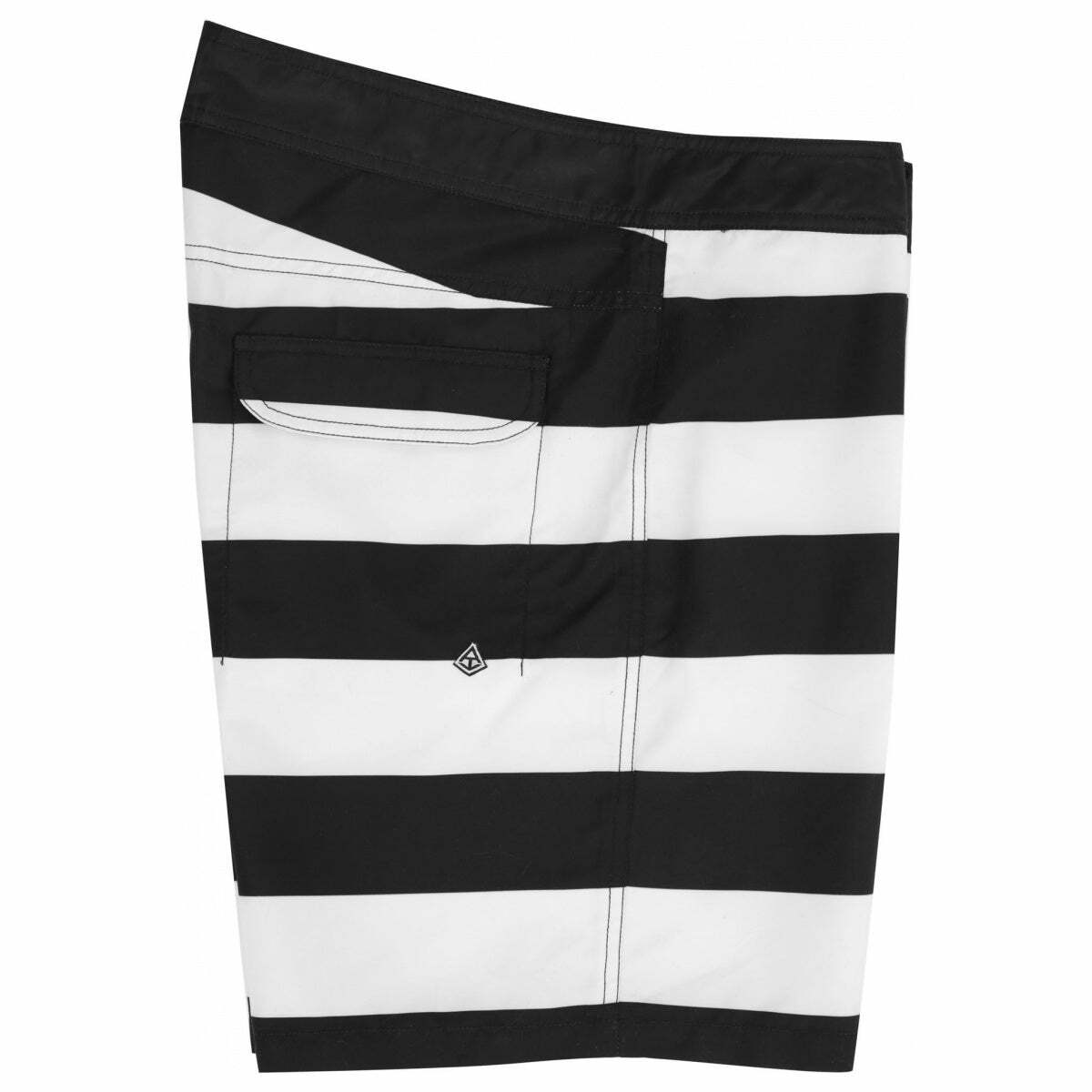 Бордшорты Anker Retro Stripes BW Black/White