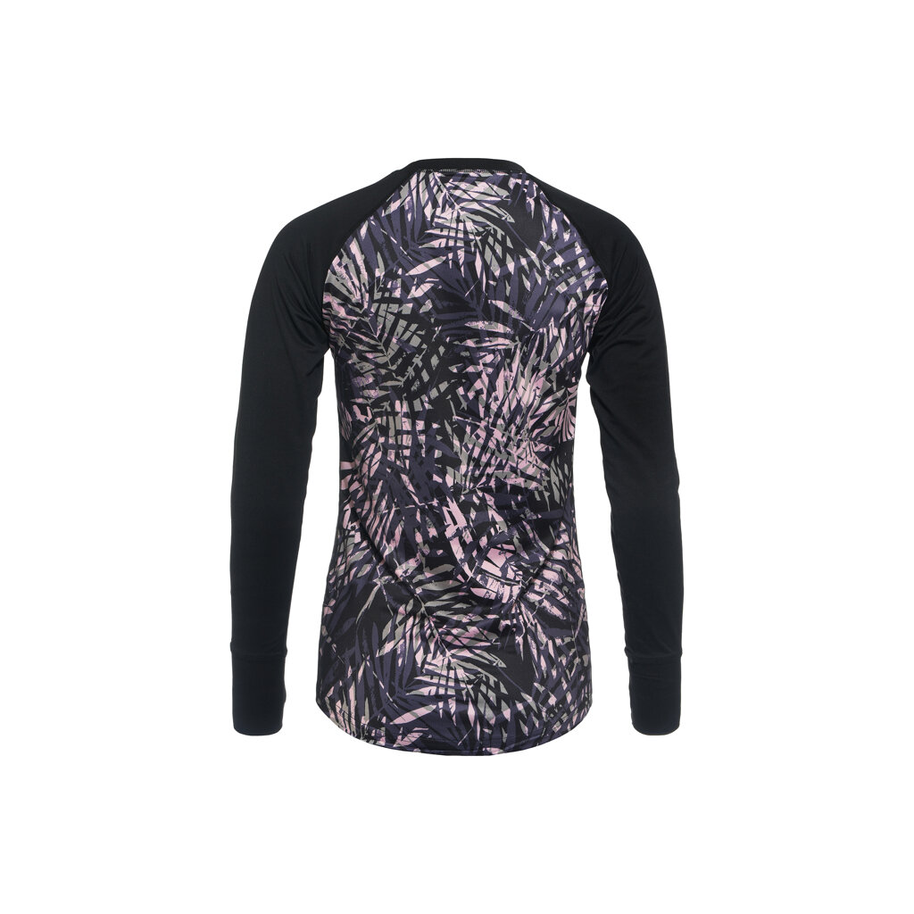 Термокофта Ж Horsefeathers Mirra Tech Tee Black Leaves