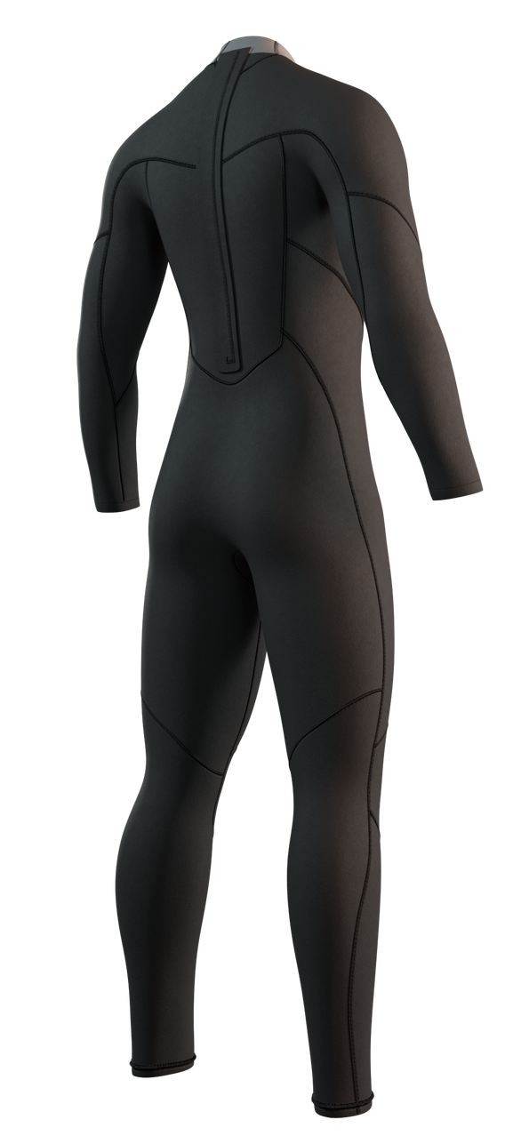 Гидрокостюм М Mystic Brand Fullsuit 3/2mm Bzip Flatlock (WS) Black