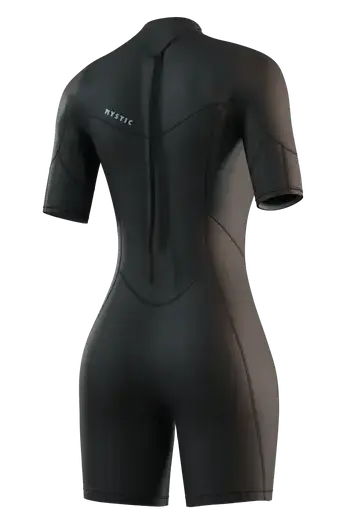 Гидрокостюм Ж Mystic Brand Shorty 3/2mm Bzip Flatlock Black