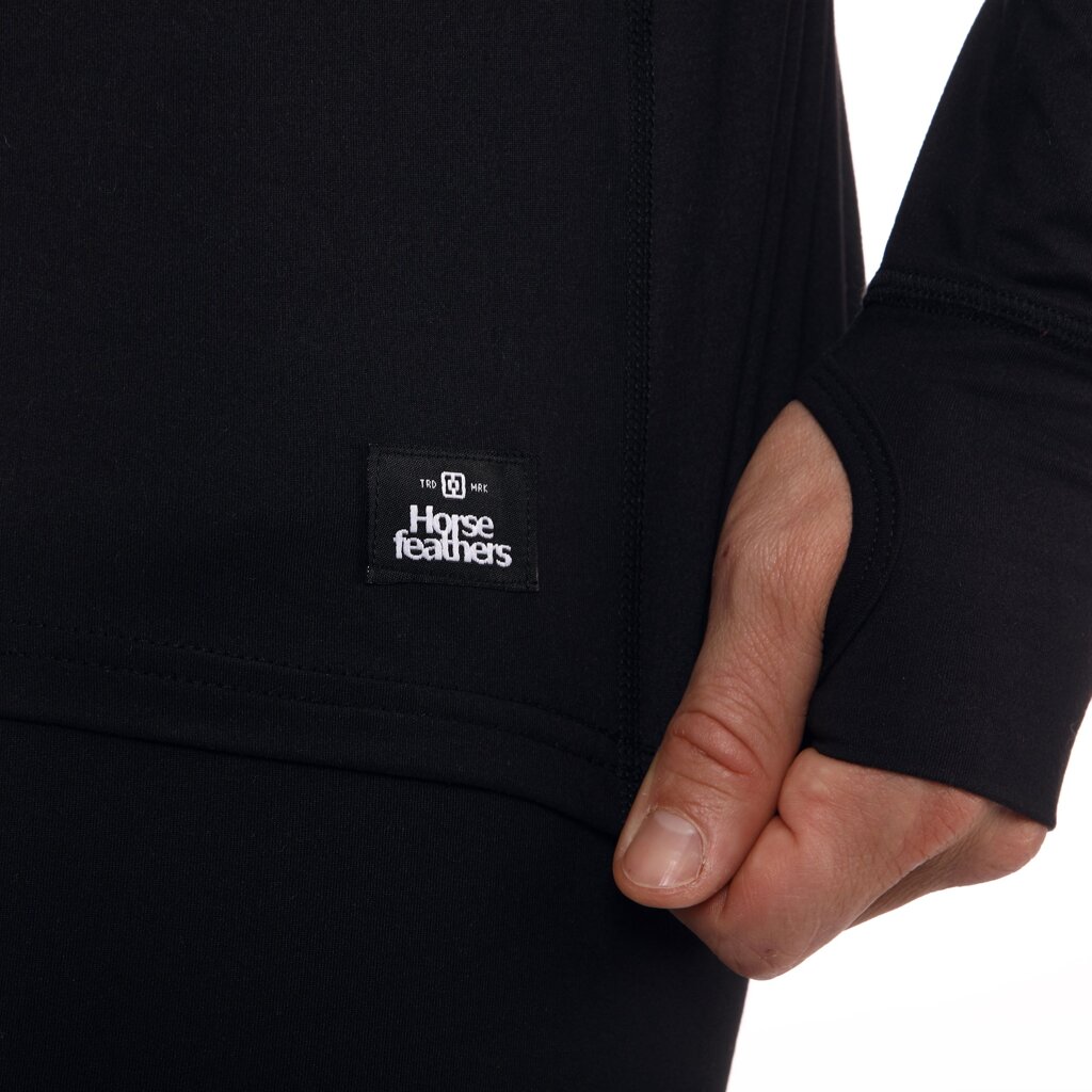 Термокофта Horsefeathers Riley Tech Tee Black