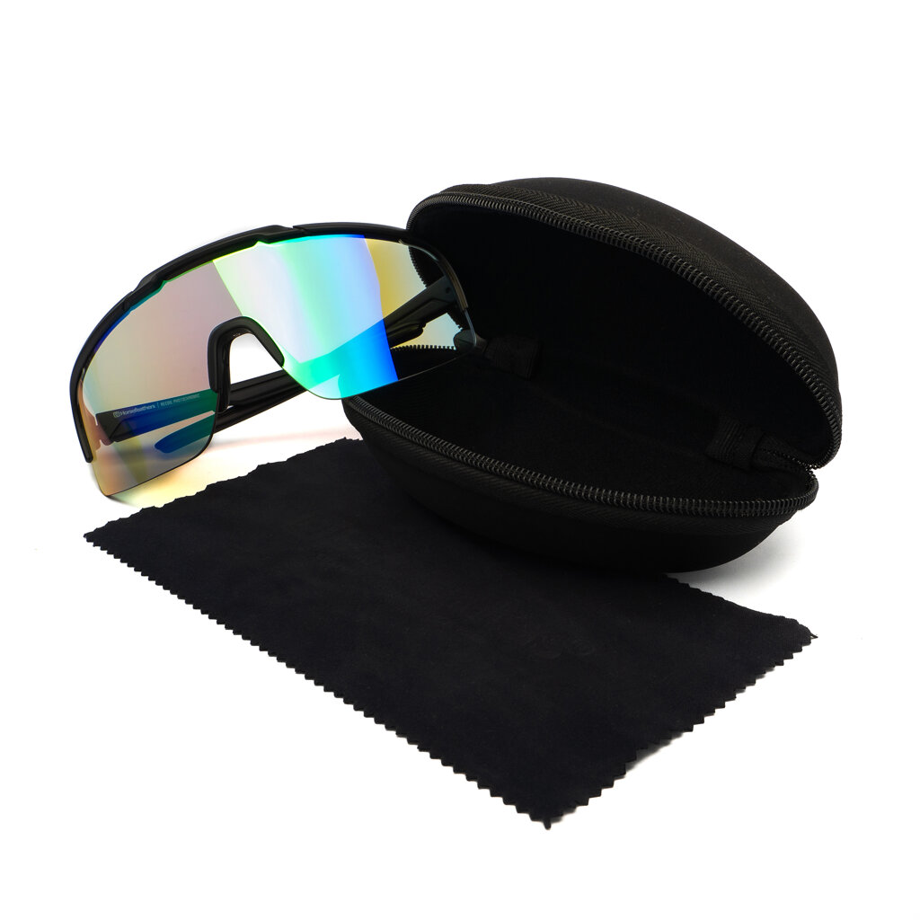 Очки Horsefeathers Recoil Photochromic Matt Black/Mirror Green