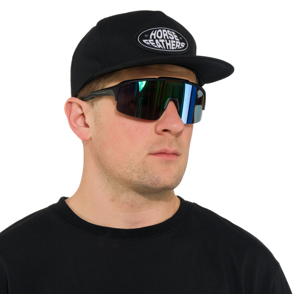 Очки Horsefeathers Recoil Matt Black/Mirror Green