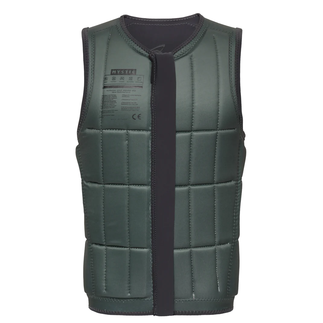 Жилет водный Mystic Anarchy Impact Vest Fzip Wake Phantom Grey