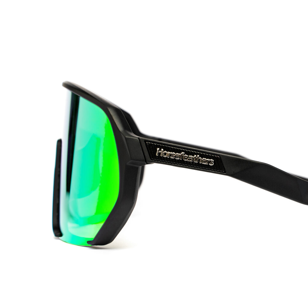 Очки Horsefeathers Archie Black/Mirror Green
