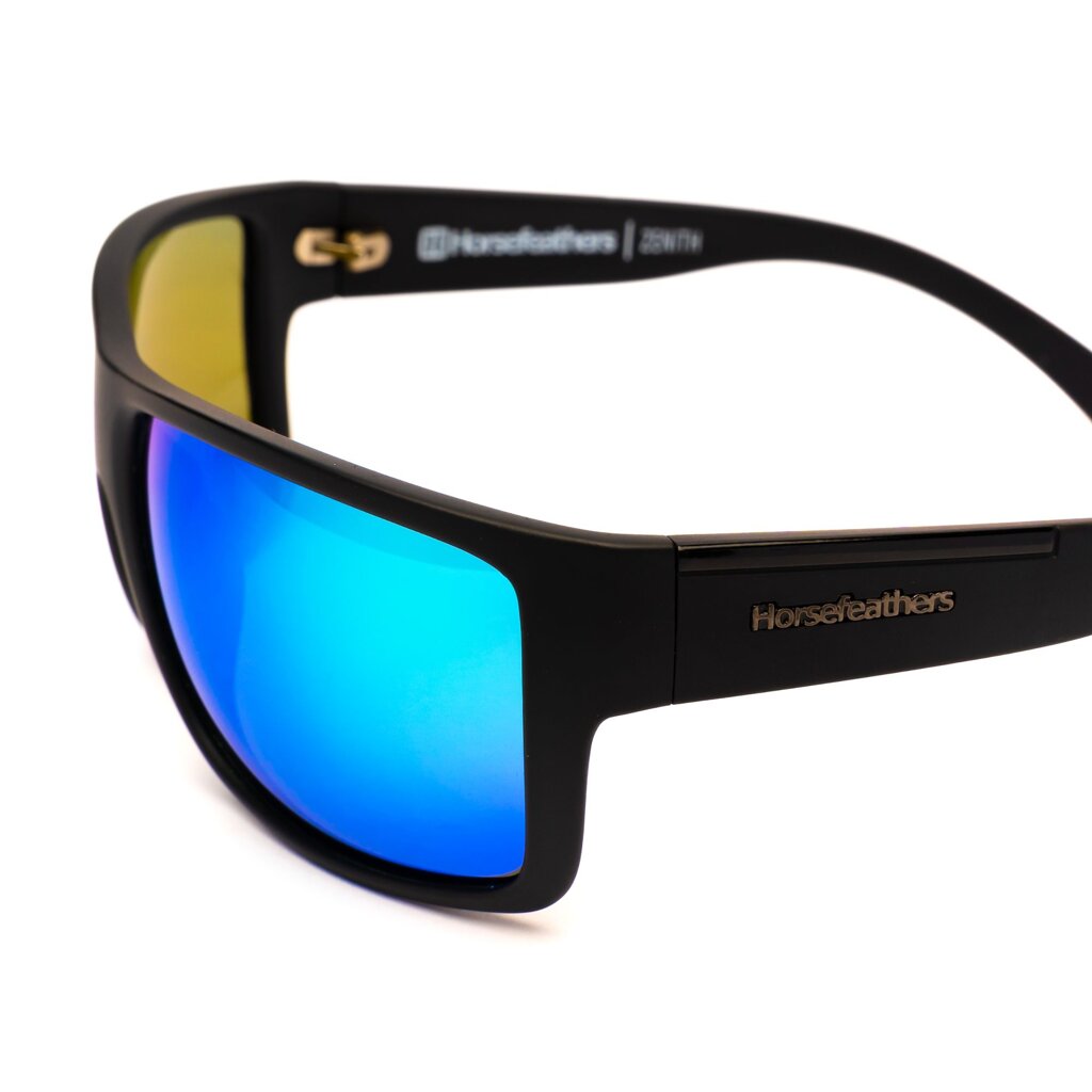 Очки Horsefeathers Zenith Matt Black Fade Out/Mirror Blue