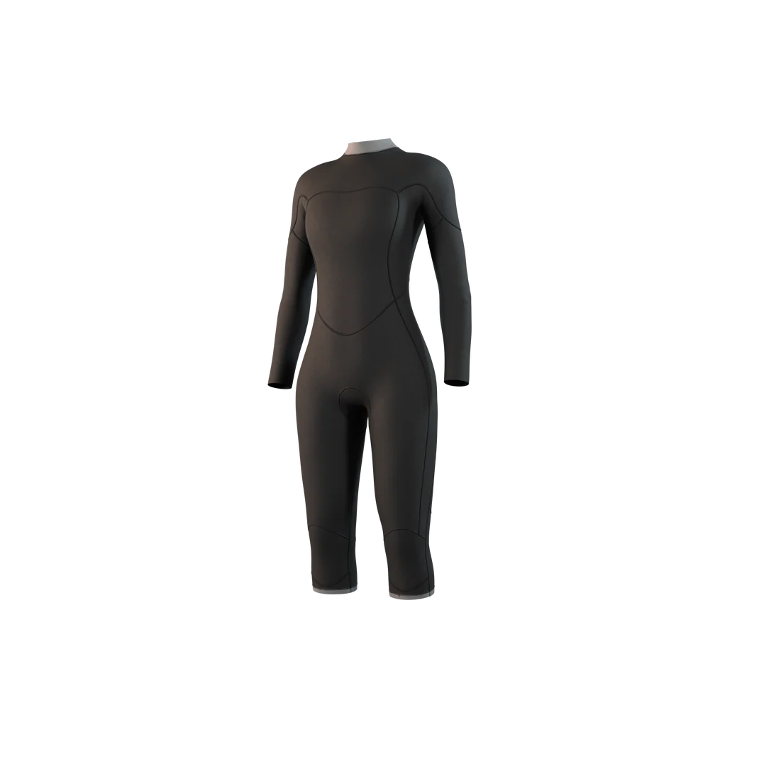 Гидрокостюм Ж Mystic Brand Longarm Shortleg 3/2mm Bzip Flatlock (WS) Black