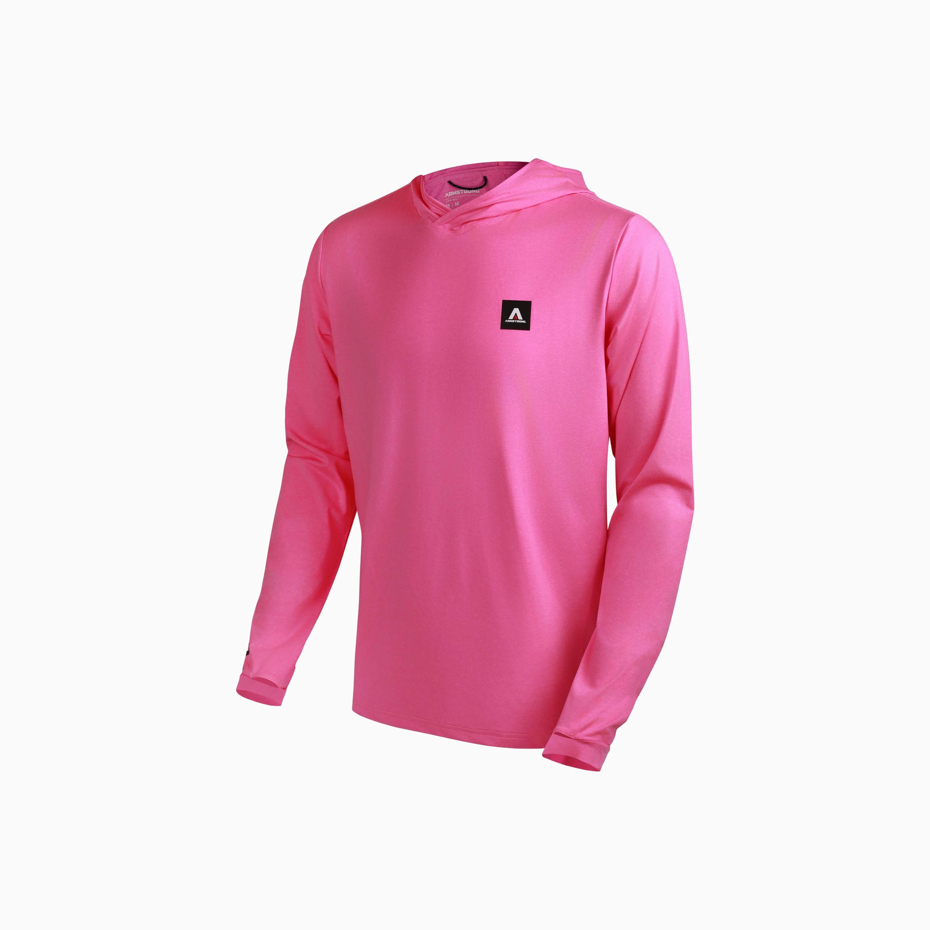 Лайкра Armstrong UPF Hooded Top Signal Pink