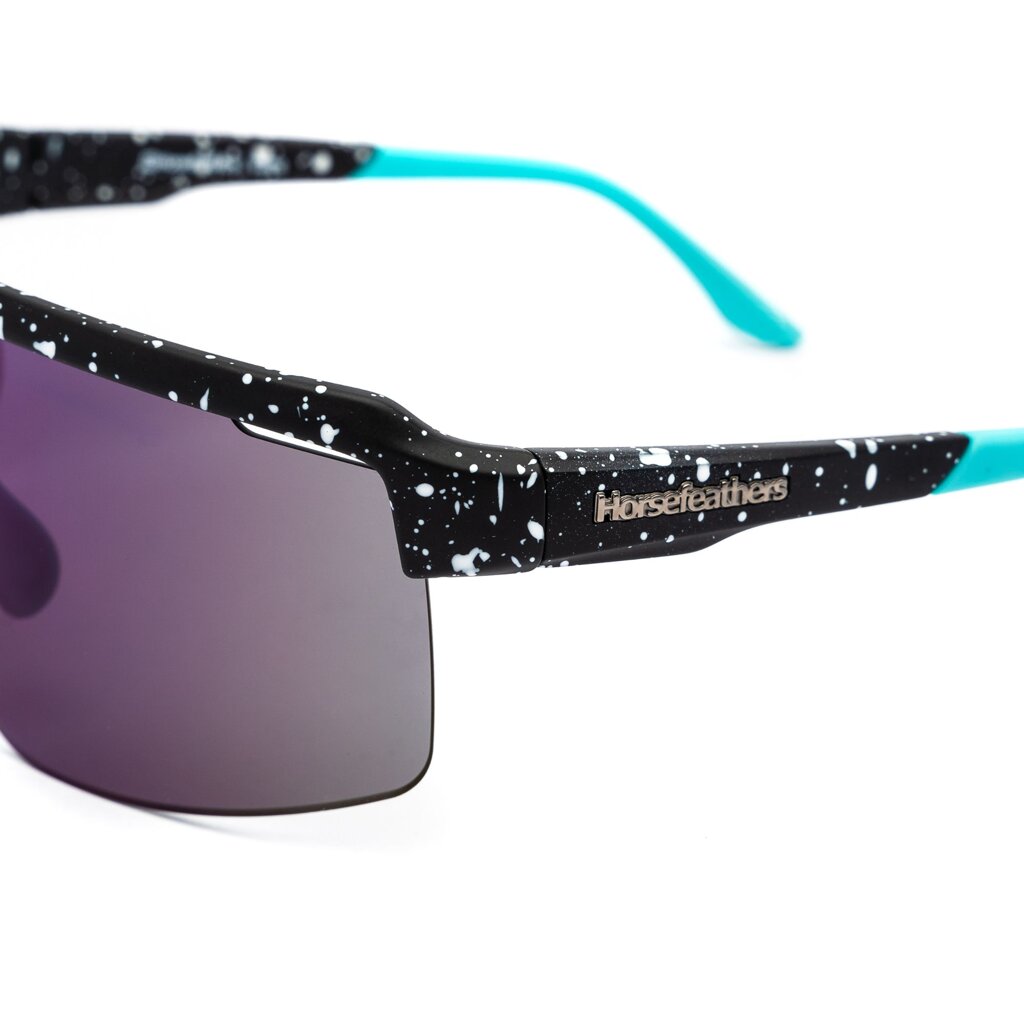 Очки Horsefeathers Scorpio Black Splash/Mirror Green