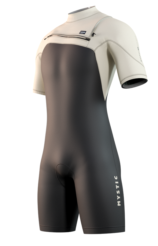 Гидрокостюм М Mystic Motion Shorty 3/2mm Fzip (WS) Black Sand