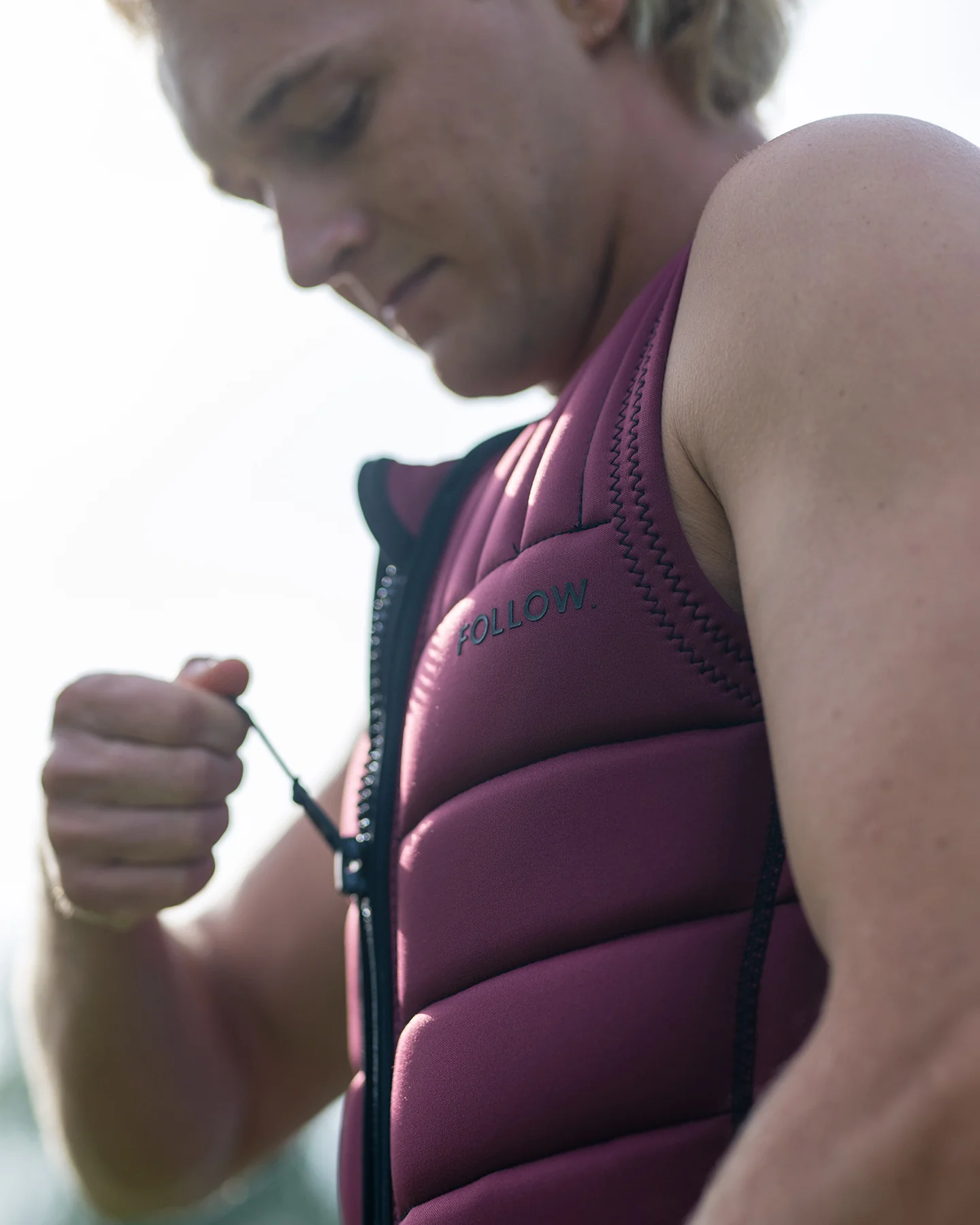 Жилет водный Follow Total Impact Vest 26 Maroon