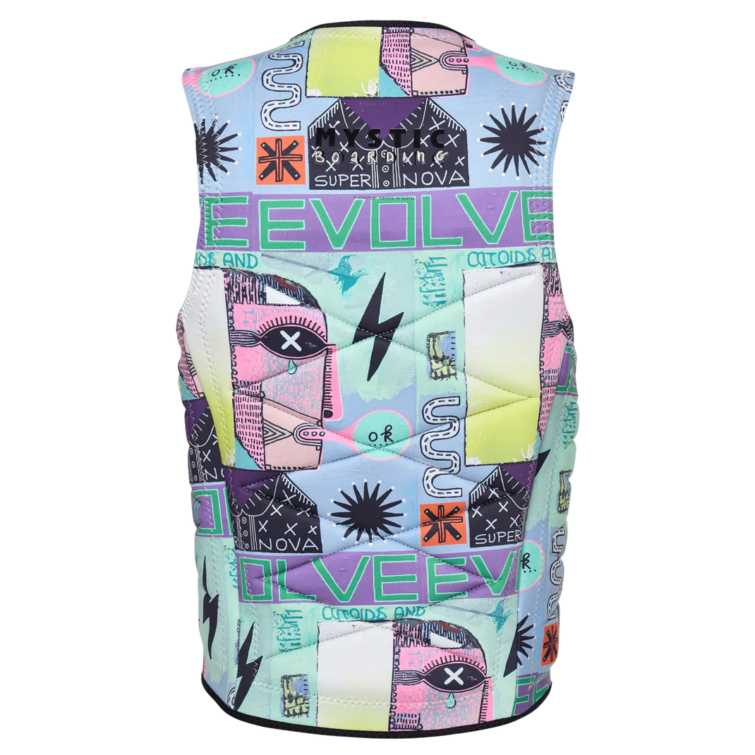 Жилет водный Mystic Outlaw Impact Vest Fzip Wake (WS) White Allover