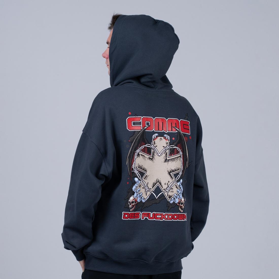 Толстовка Comme Des Fuckdown CFABM01343 Gray