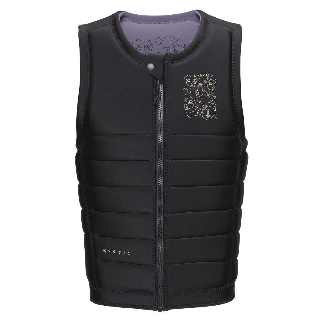 Жилет водный Mystic Mayhem Impact Vest Fzip Wake Black