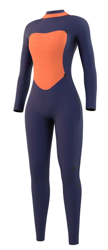 Гидрокостюм Ж Mystic Star Fullsuit 3/2mm Bzip Night Blue