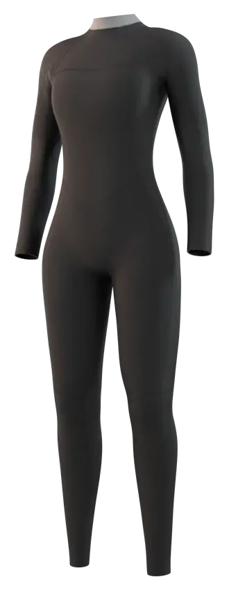 Гидрокостюм Ж Mystic Brand Fullsuit 3/2mm Bzip Flatlock Night Blue
