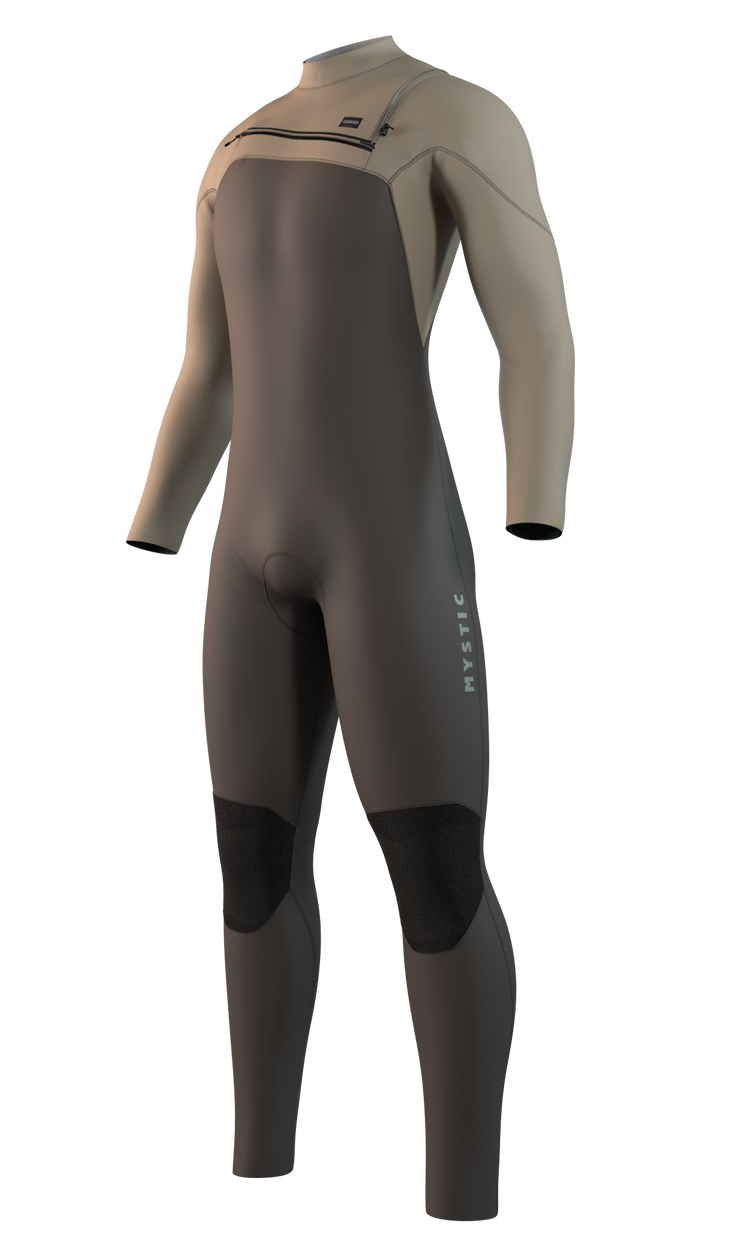 Гидрокостюм М Mystic Motion Fullsuit 4/3mm Fzip (WS) Truffle