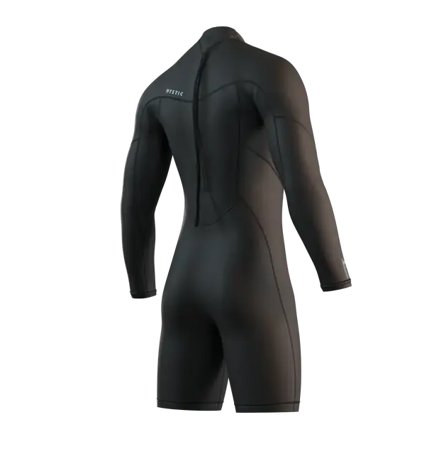 Гидрокостюм М Mystic Brand Longarm Shorty 3/2mm Bzip Flatlock (WS) Black