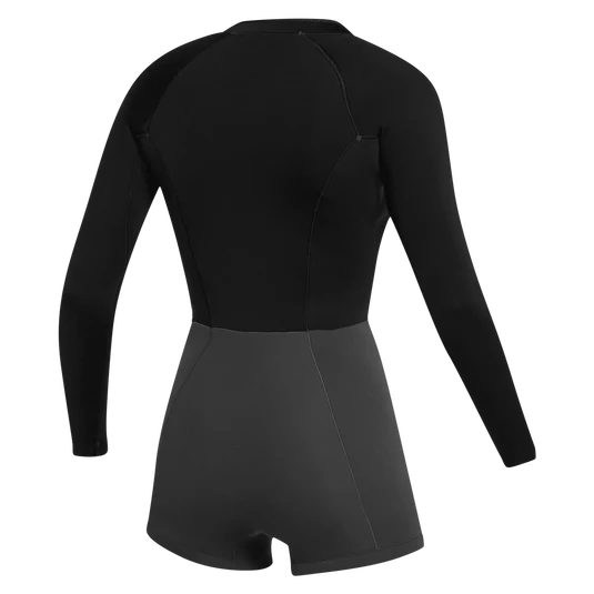 Гидрокостюм Ж Mystic Lunar Longarm Shorty 2/2mm Fzip (WS) Black