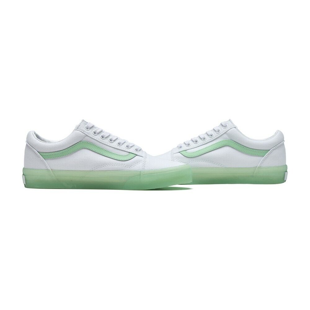 Кеды Vans Old Skool Translucent White/Green