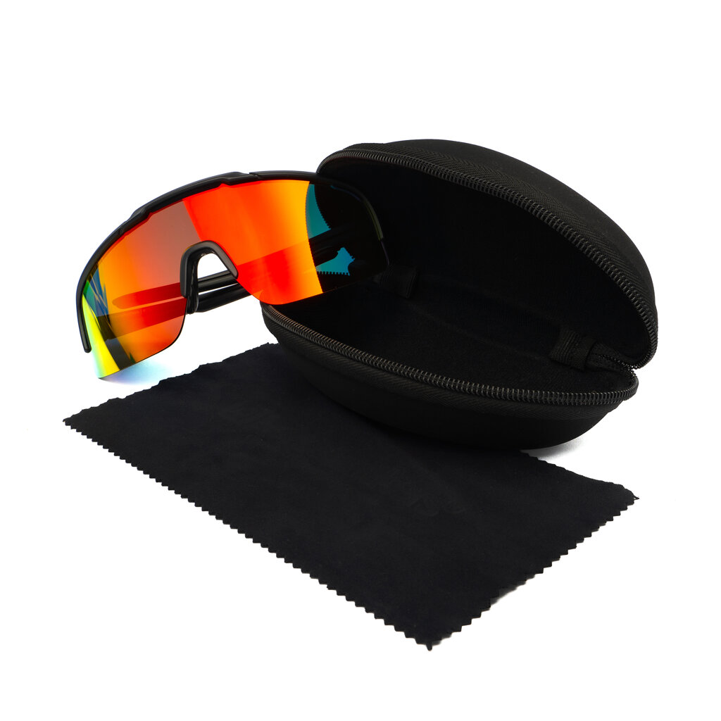 Очки Horsefeathers Recoil Matt Black/Mirror Red