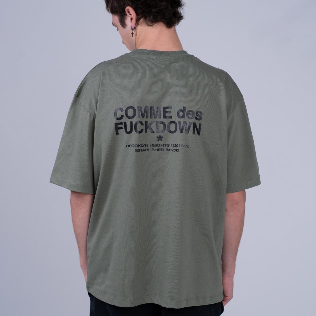 Футболка Comme Des Fuckdown CFABM01327 Green