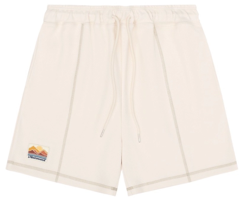Шорты MostWantedLab Waffle Cornet Off White