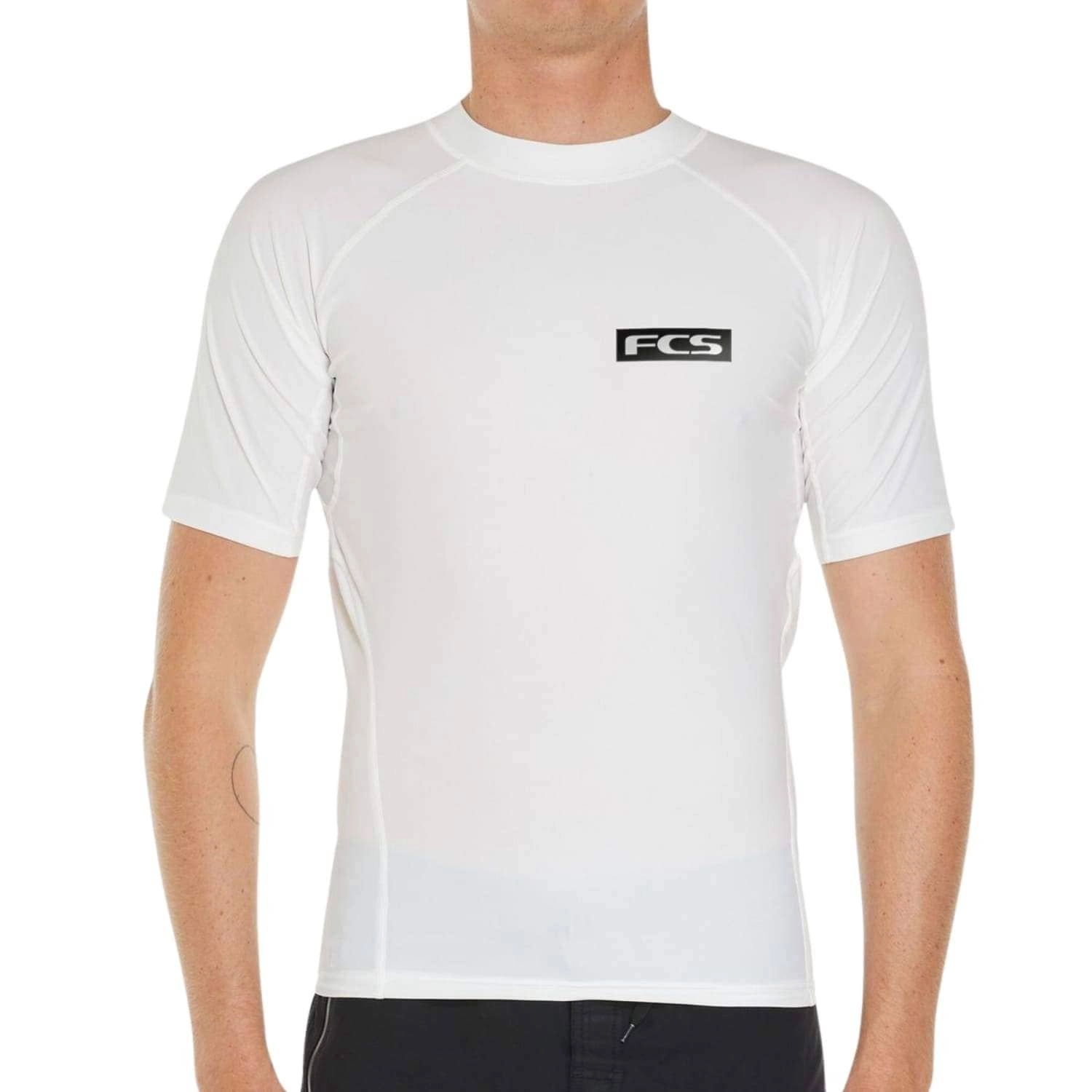 Лайкра FCS Essential SS Rash Vest White