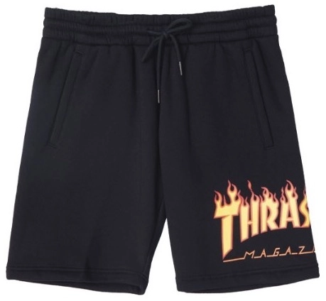 Шорты Thrasher Flame Sweatshorts Black