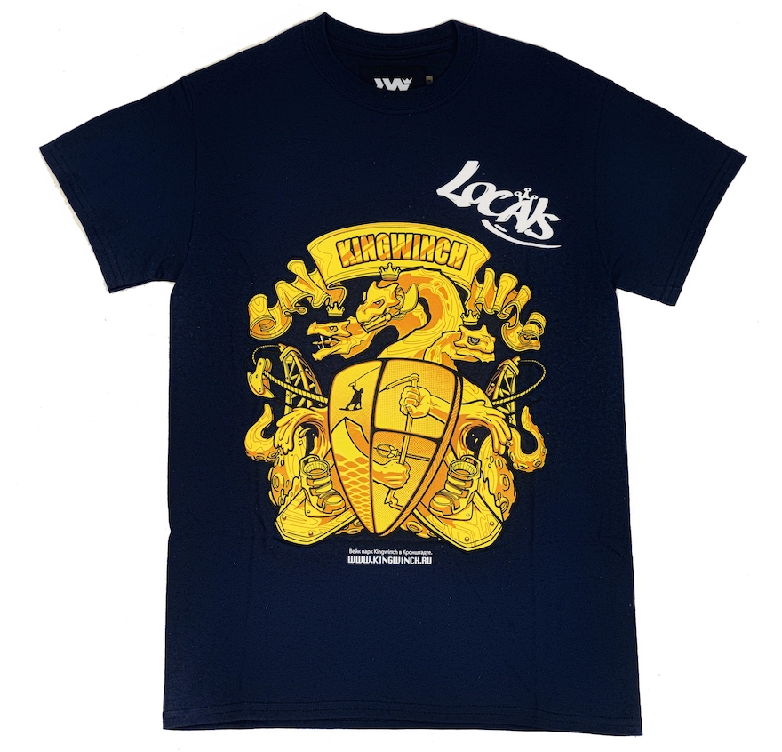 Футболка KINGWINCH Гидра Blue