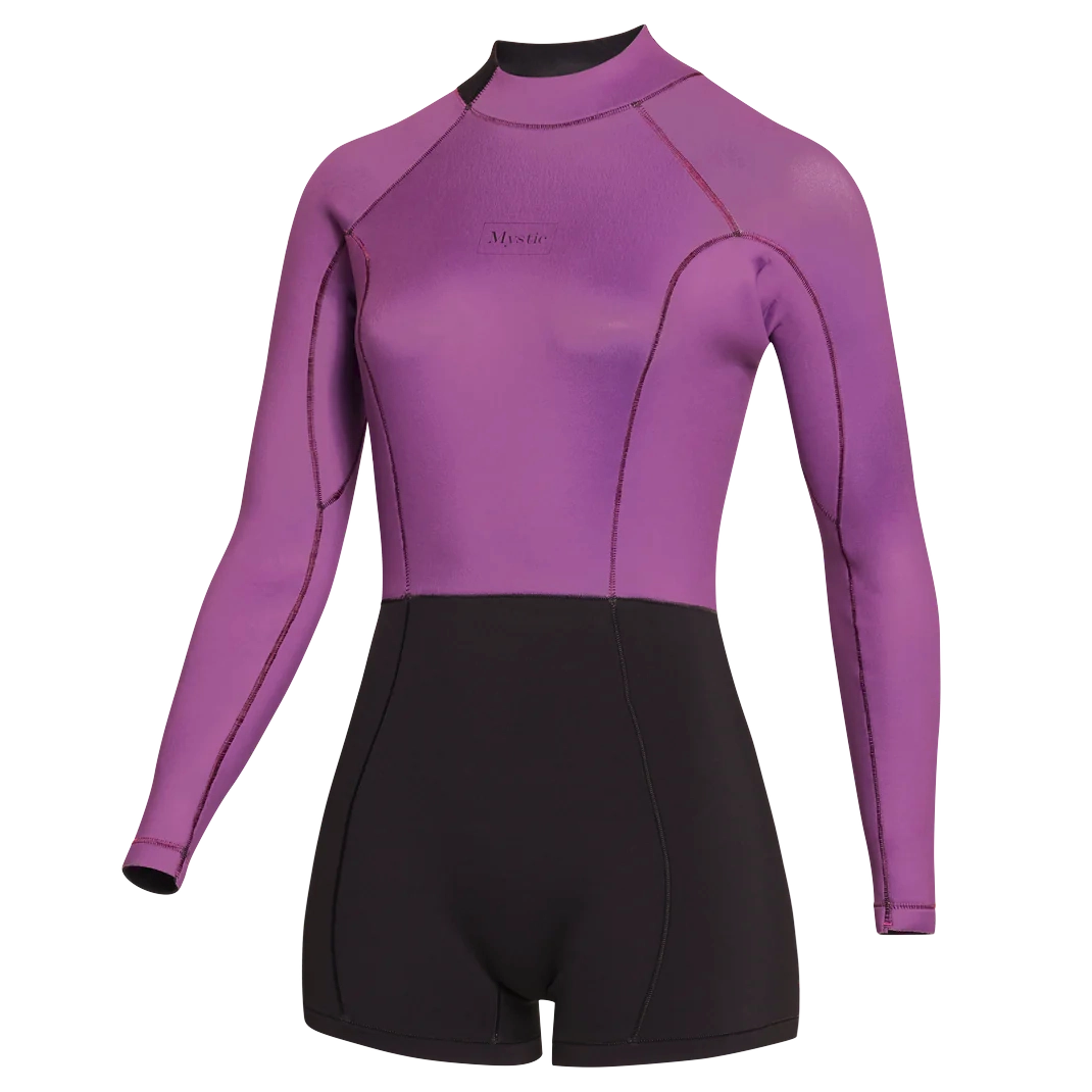 Гидрокостюм Ж Mystic Lunar Longarm Shorty 2/2mm Bzip 24 Sunset Purple