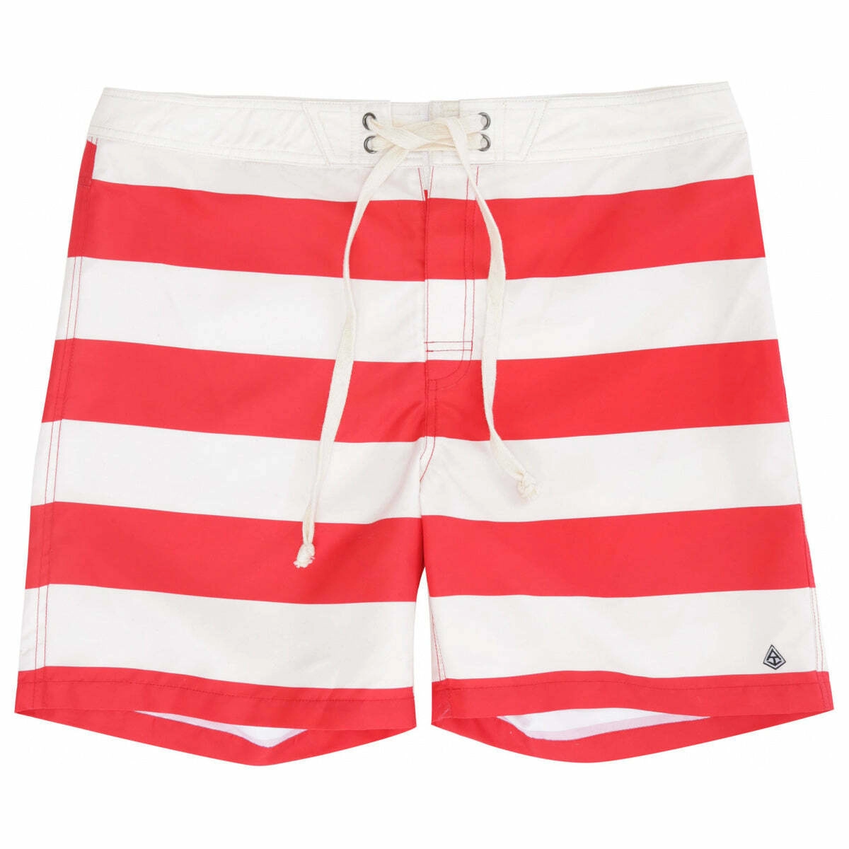 Бордшорты Anker Retro Stripes BW Red/White