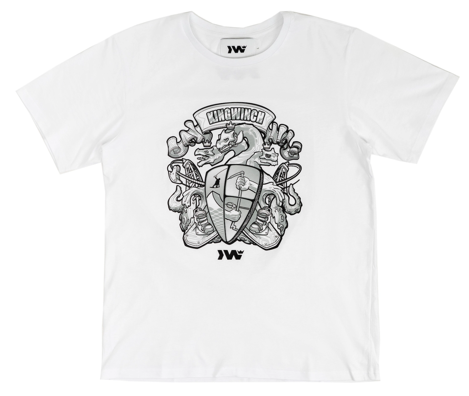 Футболка KINGWINCH Гидра White