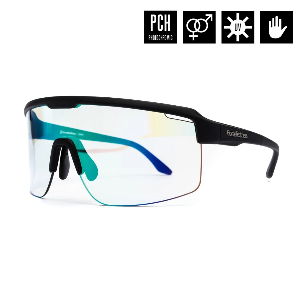 Очки Horsefeathers Scorpio Photochromic Matt Black/Mirror Green