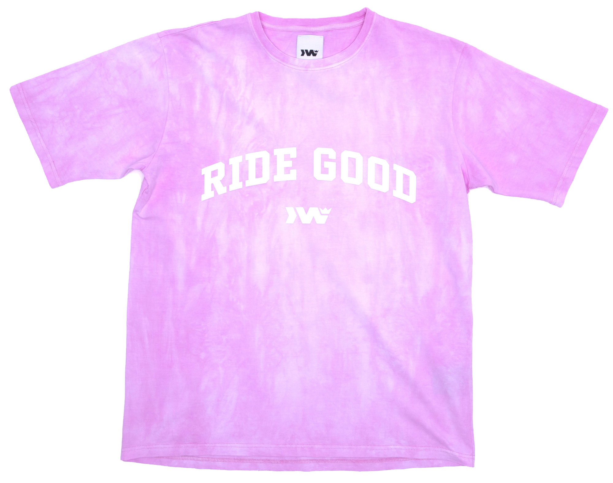 Футболка KINGWINCH Ride Good Tie-Dye Pink