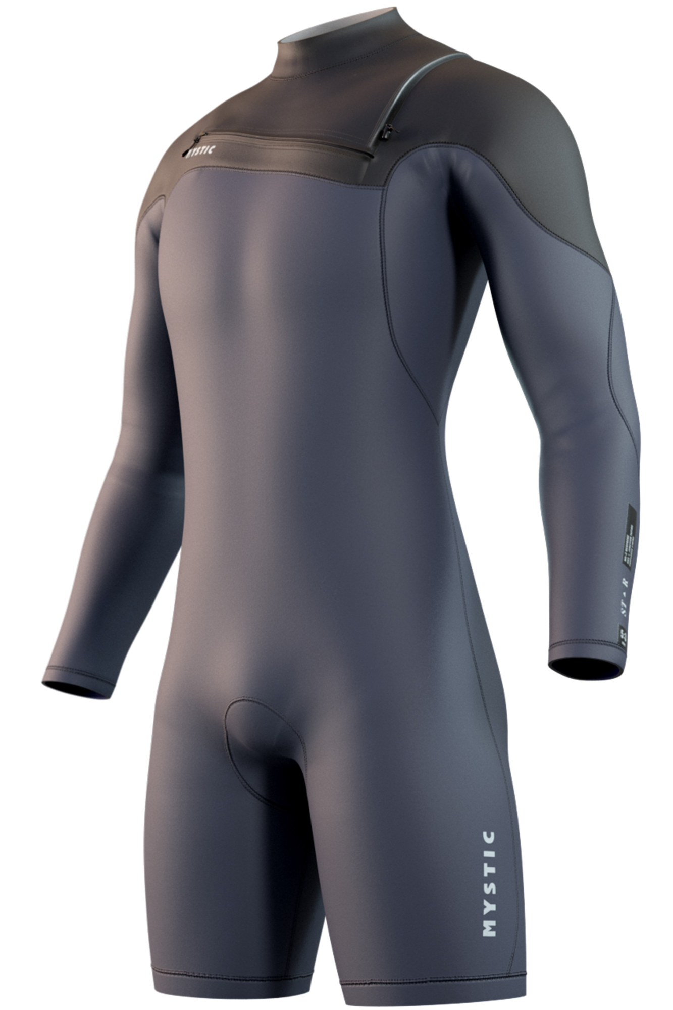 Гидрокостюм М Mystic Star Longarm Shorty 3/2mm Fzip (WS) Navy