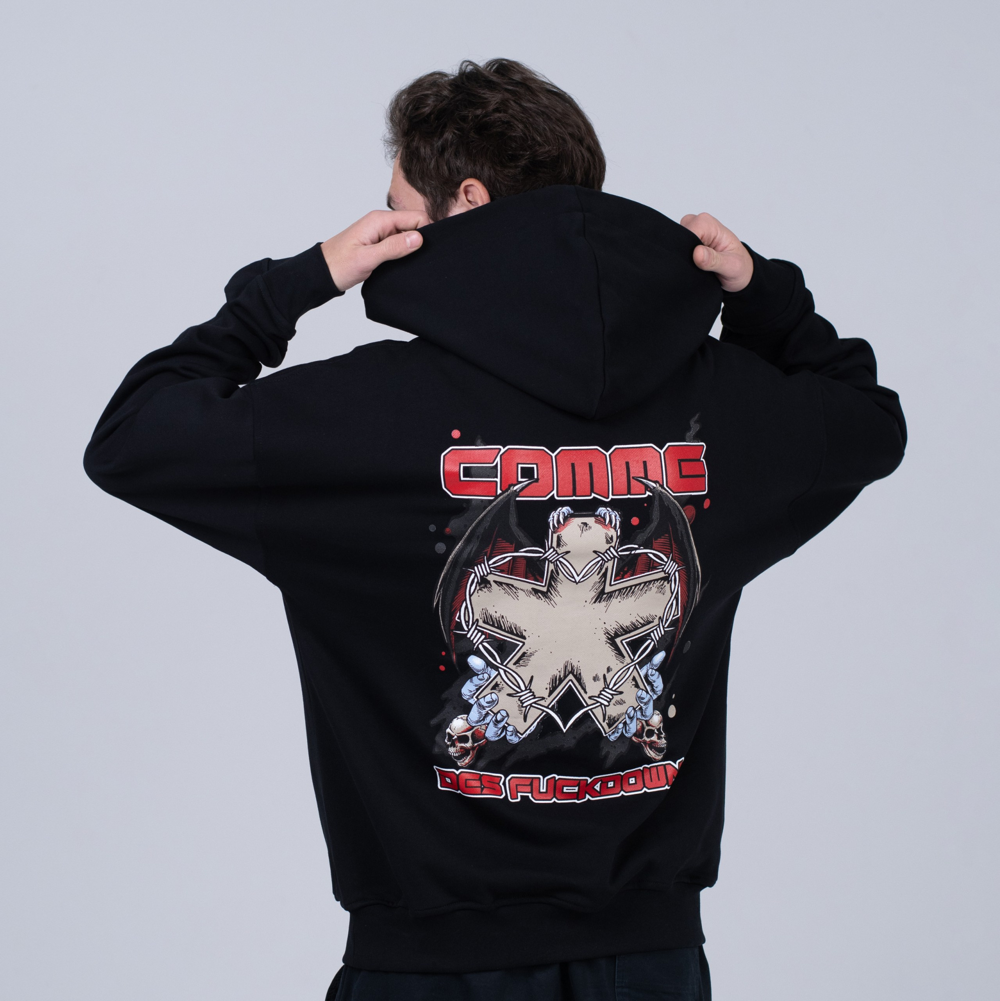 Толстовка Comme Des Fuckdown CFABM01343 Black