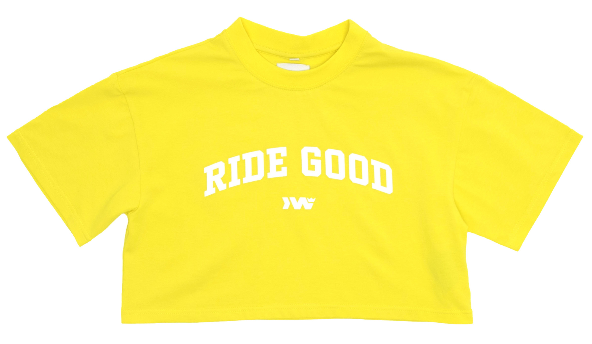 Кроп-топ Женский KINGWINCH Ride Good Yellow