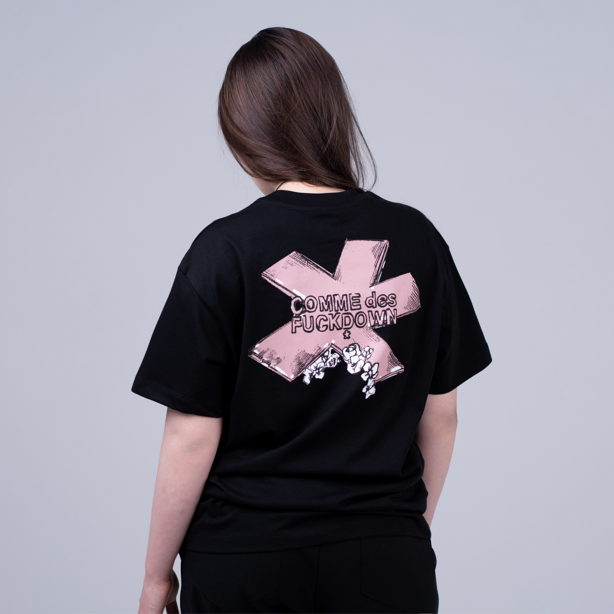 Футболка ж Comme Des Fuckdown CFABW01122 Black